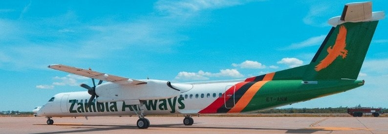 Zambia Airways adds first aircraft, a damp-leased Dash 8-400