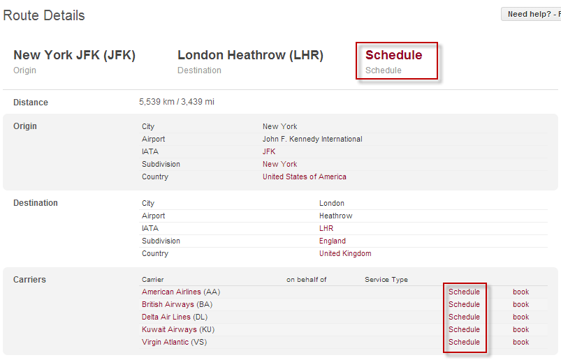 chaviation schedules chaviation