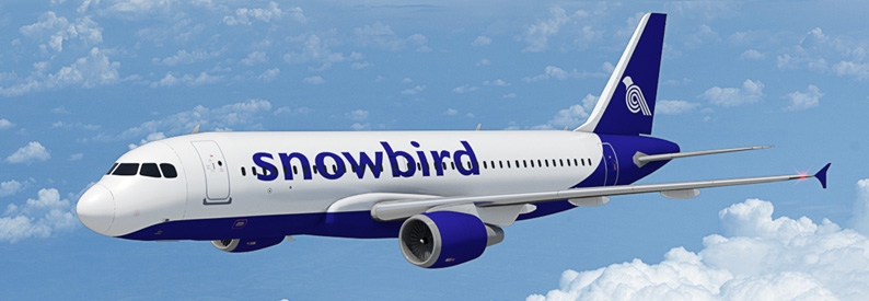 Illustration of Snowbird Airbus A320-200