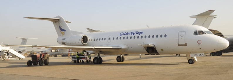 South Sudan's Golden Wings leasing a Kazakh Fokker 100