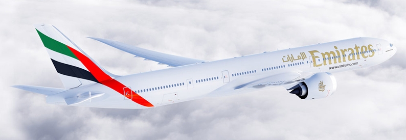 Illustration of Emirates Boeing 777-9X