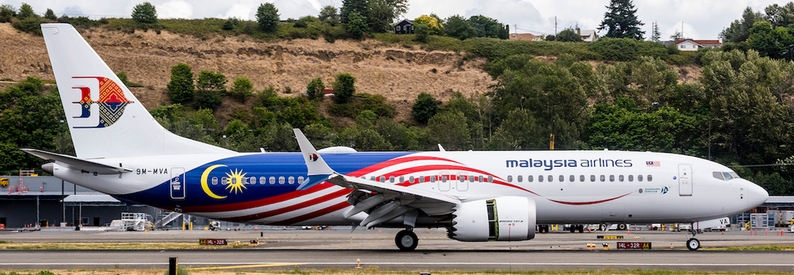 Illustration of Malaysia Airlines Boeing 737-8