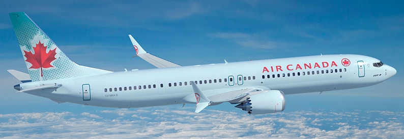 Illustration of Air Canada Boeing 737-9