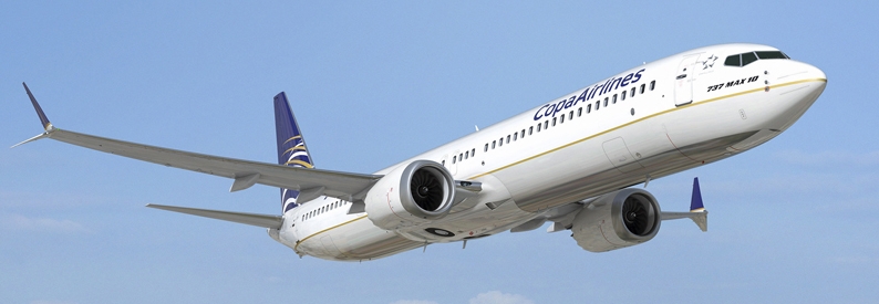 Illustration of Copa Airlines Boeing 737-10