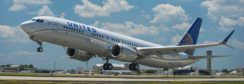 Illustration of United Airlines Boeing 737-9