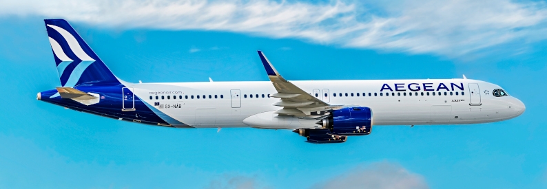 Illustration of Aegean Airlines Airbus A321-200NX