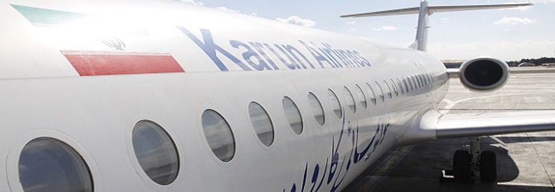 Karun Airlines Fokker 100