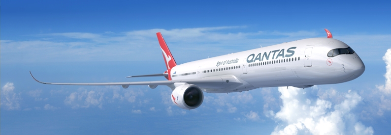 Illustration of Qantas Airbus A350-1000