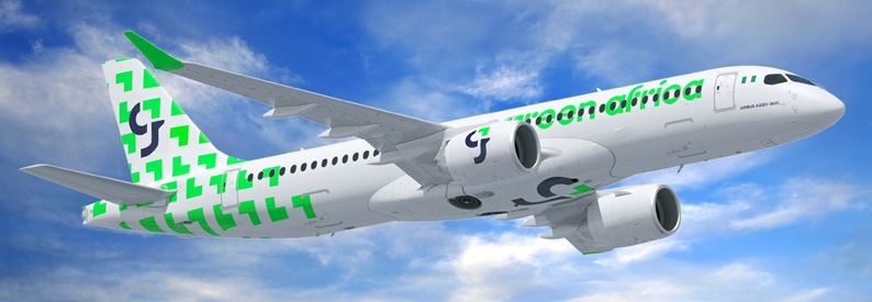 Illustration of Green Africa Airways Airbus A220-300
