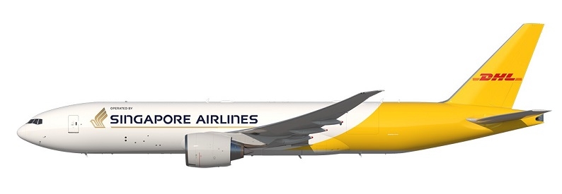 Singapore Airlines (DHL Livery) B777-F
