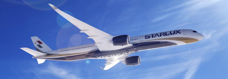 Illustration of Starlux Airlines Airbus A350-1000