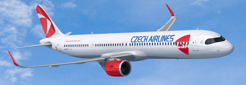 Illustration of CSA Czech Airlines Airbus A321-200NXLR